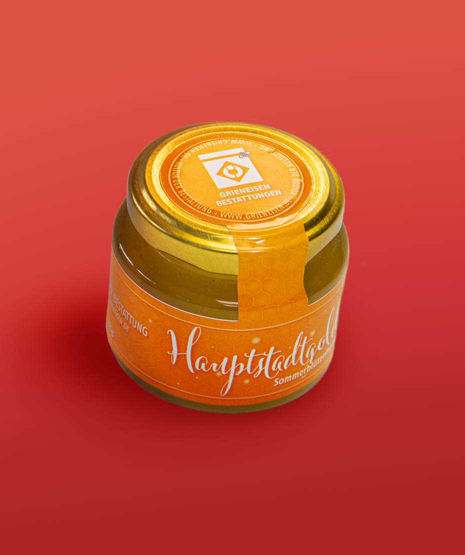 Honig-Marke als Giveaway designt von Letus