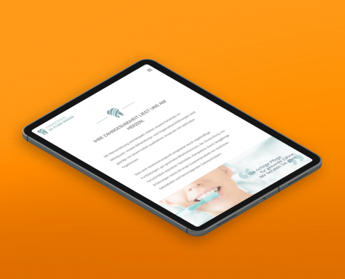 Webseiten-Gestaltung für "Dr. Henning"