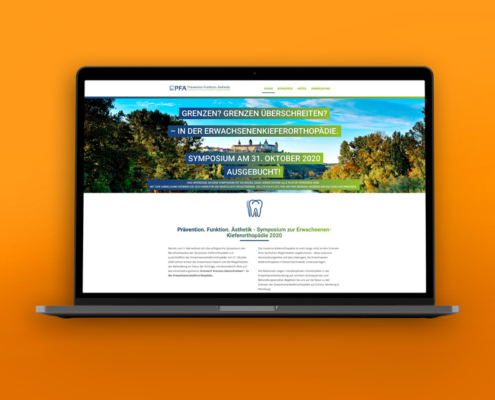Website-Gestaltung "PFÄ" im Responsive Design